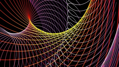 Twisted color spin Stock-Footage 95662717