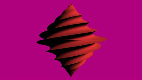 Twisted Conical Double Ended Digger Drill Bit Stock Footage 139714101