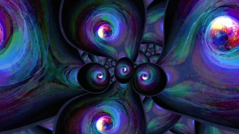 Twisted cosmic vortex abstract backgroun... | Stock Video | Pond5