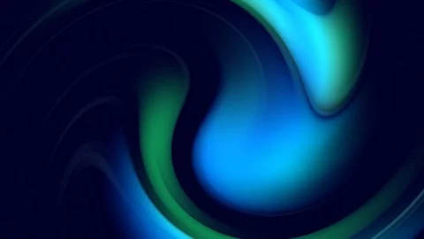 Twisted curved lines rotate as creative abstract background with liquid abstract Stock Footage 125895751