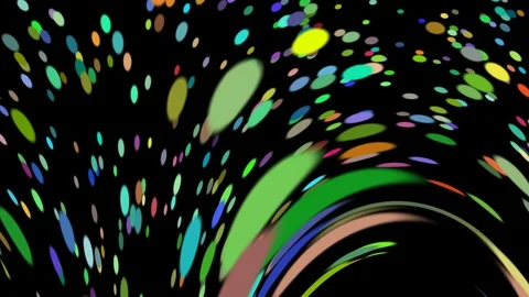 Twisted distortion Dots Background Animation. Extremly distorted Dots 動画素材 105201338
