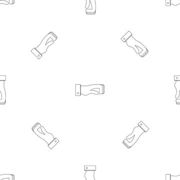 Twisted finger pattern seamless Illustrazione stock