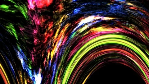Twisted fluid Liquid Background Animation. Extremly distorted Lens 動画素材 105201299