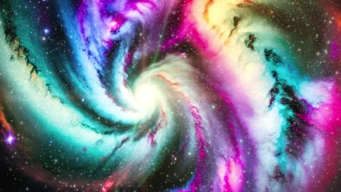 Twisted galaxy 01 Stock Footage 241566609