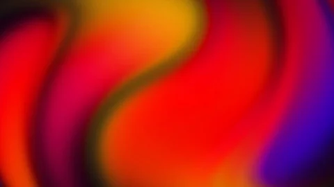 Twisted Gradient Bankground Loop 2d Animation Colorful rainbow paint spot shapes Stock Footage 112499815