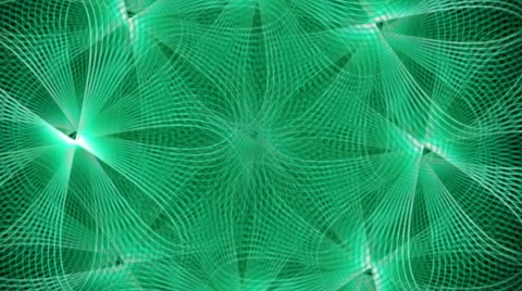 Twisted  green line Stock Footage 66505138