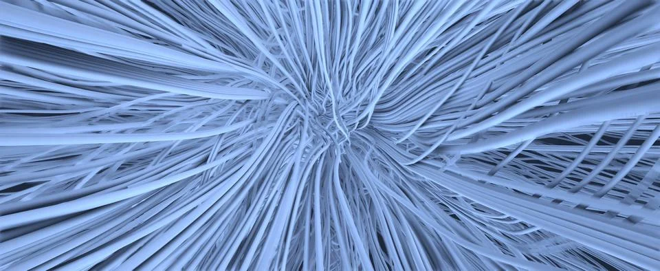 Twisted in knot threads abstract web background Illustrazione stock