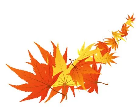 Twisted leaves Stock Illustration