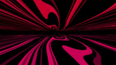 Twisted Line ribbon gradient Stock Footage 278807896