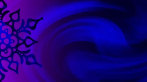 Twisted looped endless lines liquid motion blurred background with blue glow. Stock Footage 162200007