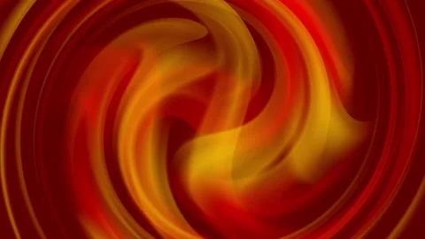 Twisted looped endless red and yellow lines liquid motion blurred background. 4K Stock Footage 162055697