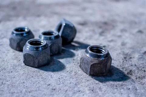 Twisted nuts. Stock Photos