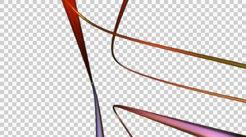 Twisted optical cables with alpha Stock Footage 55364980