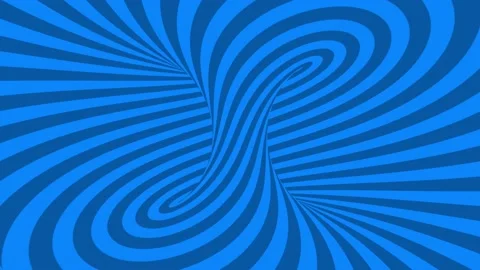 Twisted optical illusion psychedelic background blue Stock Footage 198786284