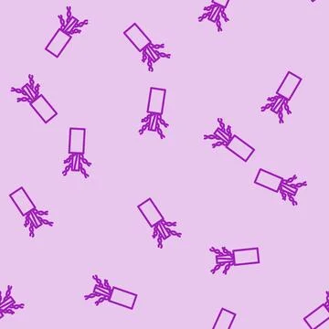Twisted pair cable line vector seamless pattern Stock Illustration