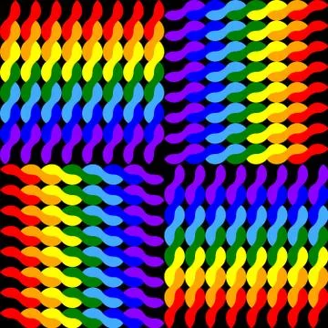 Twisted pattern Stock Illustration