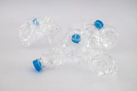 Twisted plastic bottle Stock Photos