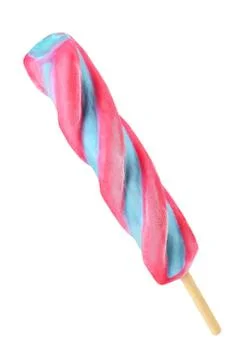 Twisted popsicle isolated Stock Photos
