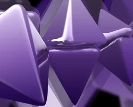 Twisted Pyramids Background Loop Video stock 8945525
