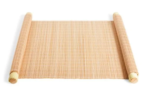 Twisted reed mat Stock Photos