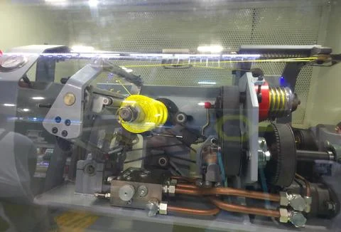 Twisted rope making machine Stock Photos