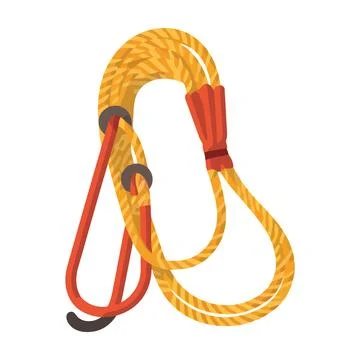 Twisted rope symbolizes strength Stock Illustration