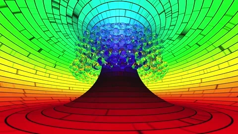 Twisted rotation -  Explode Diamonds - 4K Stock Footage 232938263
