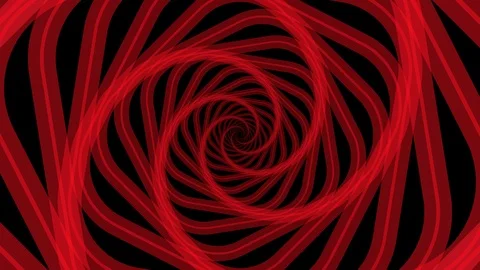 Twisted rounded square Video stock 98273401