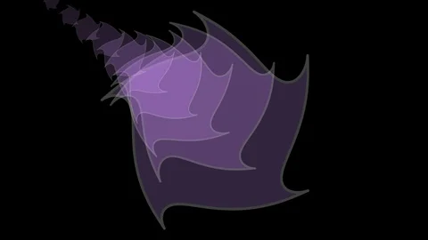 Twisted shape spiked Stock Footage 99445124