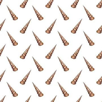 Twisted shell pattern Stock Illustration