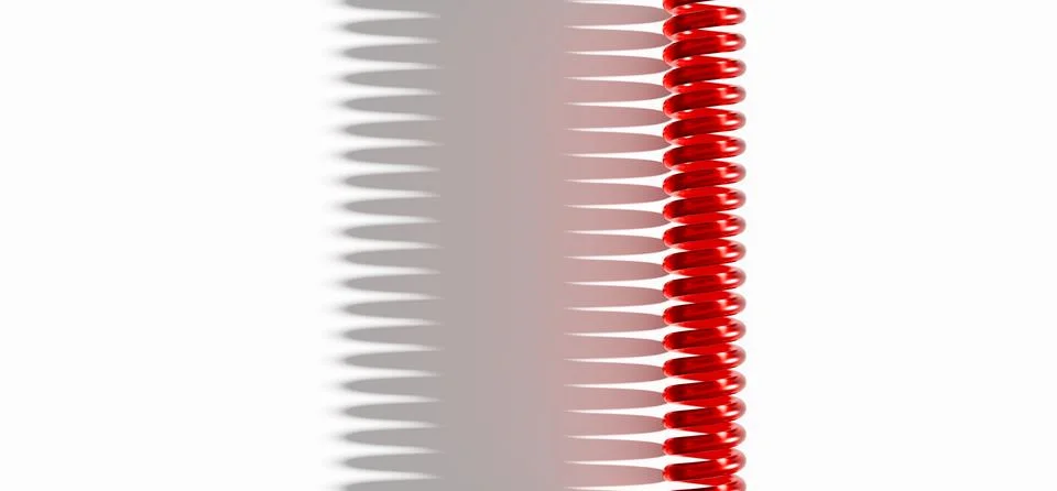 Twisted telephone wire Stock Illustration