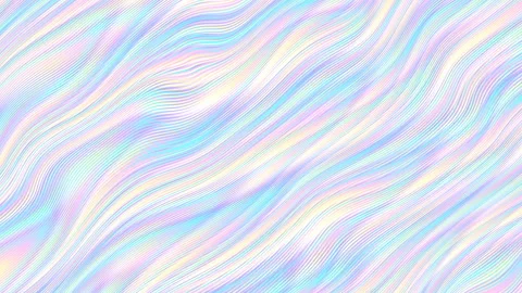 Twisted vibrant iridescent gradient blurred loop footage. Moving 4k animation of Stock Footage 337141869