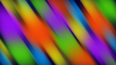 Twisted vibrant iridescent gradient blurred of green purple red orange yellow Illustrazione stock