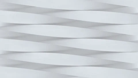 Twisted White Forms Spinning 3D render seamless loop animation 스톡 동영상 329620936