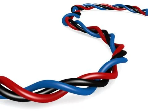 Twisted wire Stock Illustration