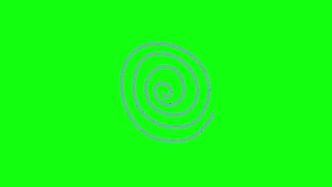 Twister animation on green screen background Stock Footage 335523973