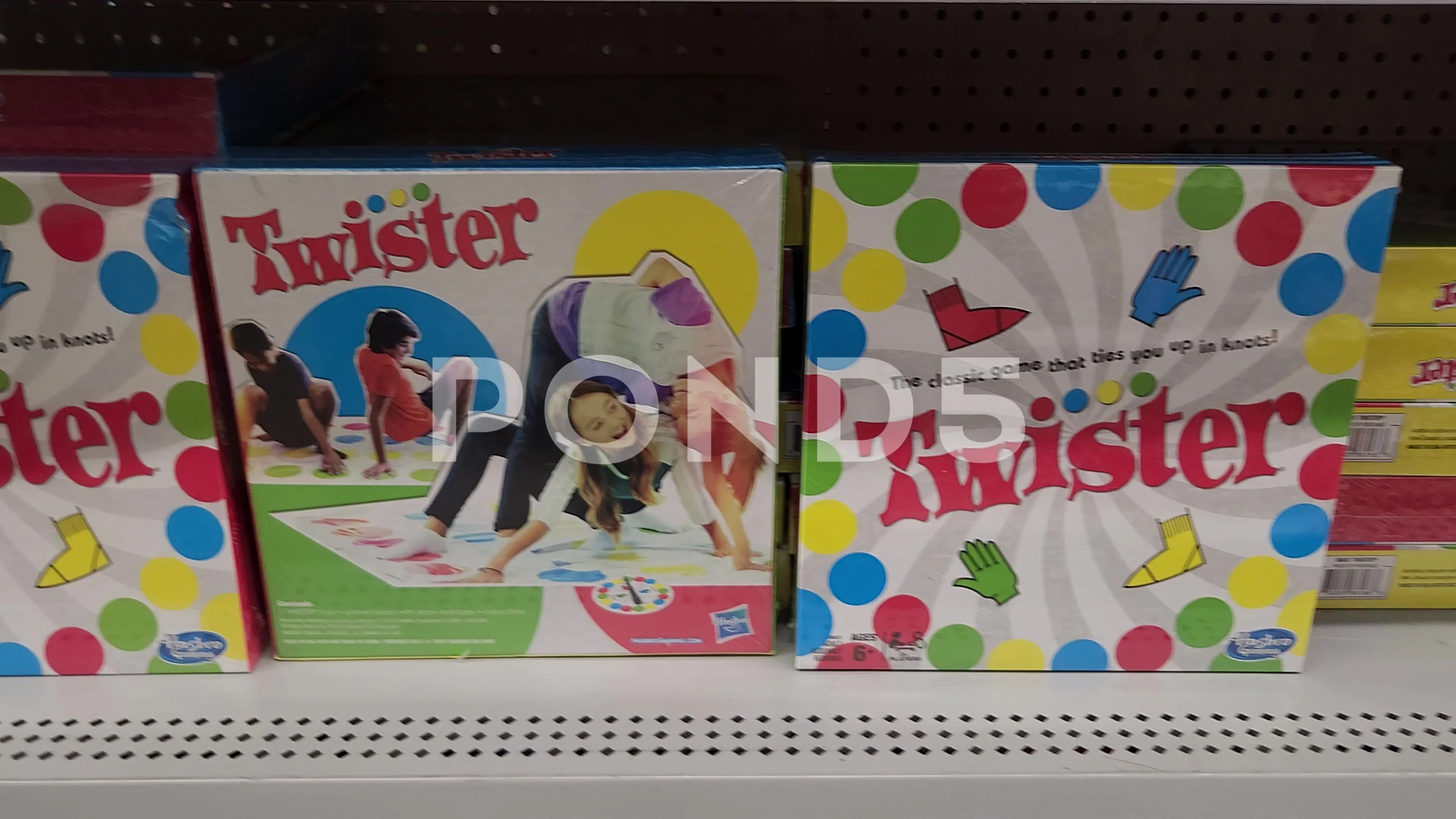 Twister Junior Board Game Retailer, Stock Video