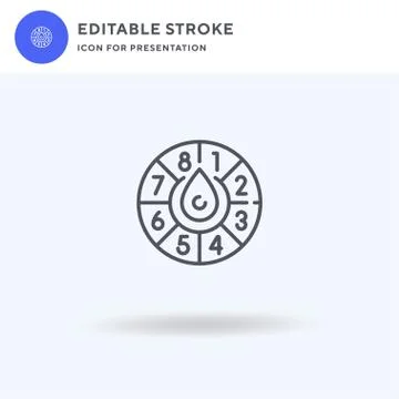 Twister icon vector, filled flat sign, solid pictogram isolated on white, log Stock Illustration