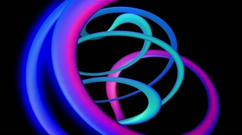 Twister Rings Loop 10 Stock Footage 59724014