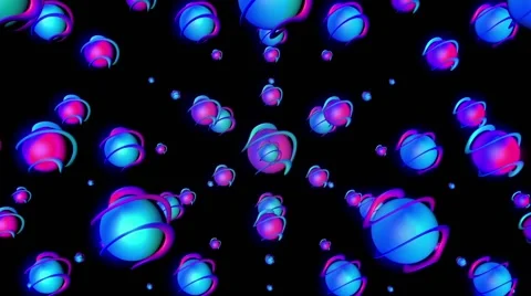 Twister Rings Loop 3 Stock Footage 59724624