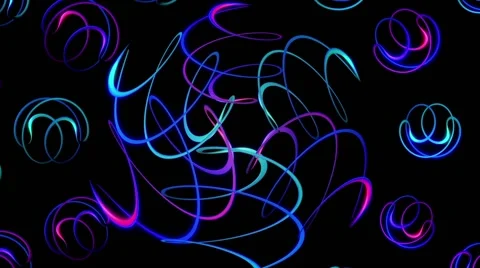 Twister Rings Loop 5 Stock Footage 59724555