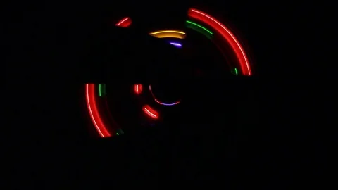 Twisting and flickering lights 3 스톡 동영상 92403639