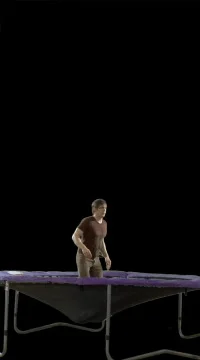 Twisting Backflop Stock Footage 79792