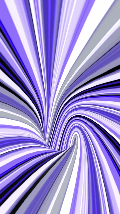Twisting Blue Electrical Pulses through 3D Vortex Loop Vertical Video Stock Footage 245955778