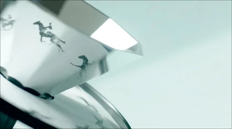 Twisting cinematograph on the light Stock-Footage 62688931