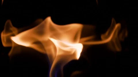 Twisting Flame Stock Footage 81687625