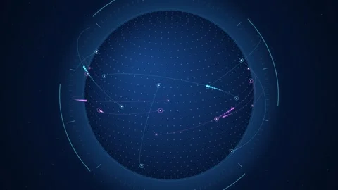 Twisting geometric squares optical illusion loop Video stock 347036959
