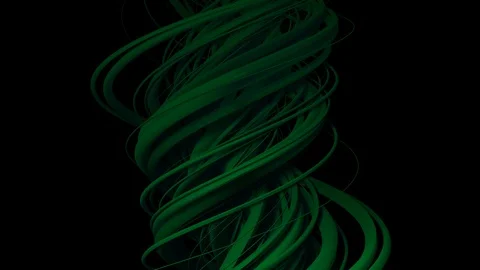 Twisting Green Vines Motion Graphics 1 Stock Footage 91132969
