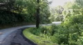 twisting mountain road bright sun HD 동영상