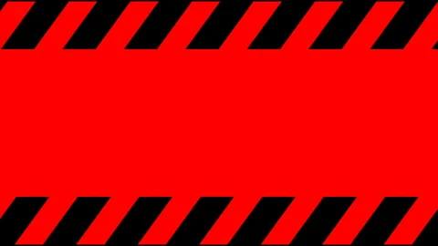 Twisting red and black tape with inscription DANGER.Warning rolling signal tape Stock Footage 242659982